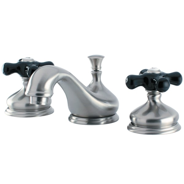 KS1168PKX Duchess Widespread Bathroom Faucet W/ Brass Pop-Up, Nickel